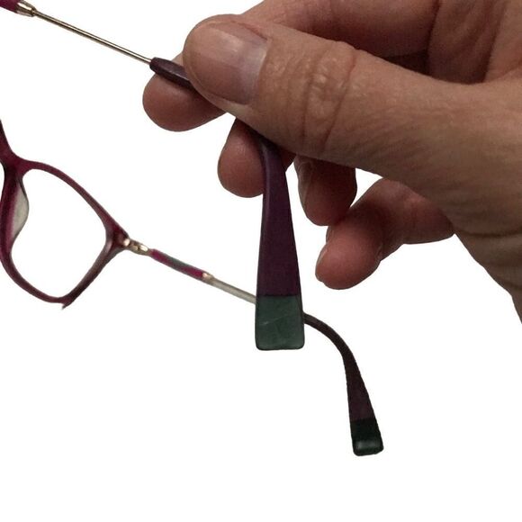 FURLA Cat eye raspberry pink plastic & wire glasses frames VFU298 - Picture 8 of 13